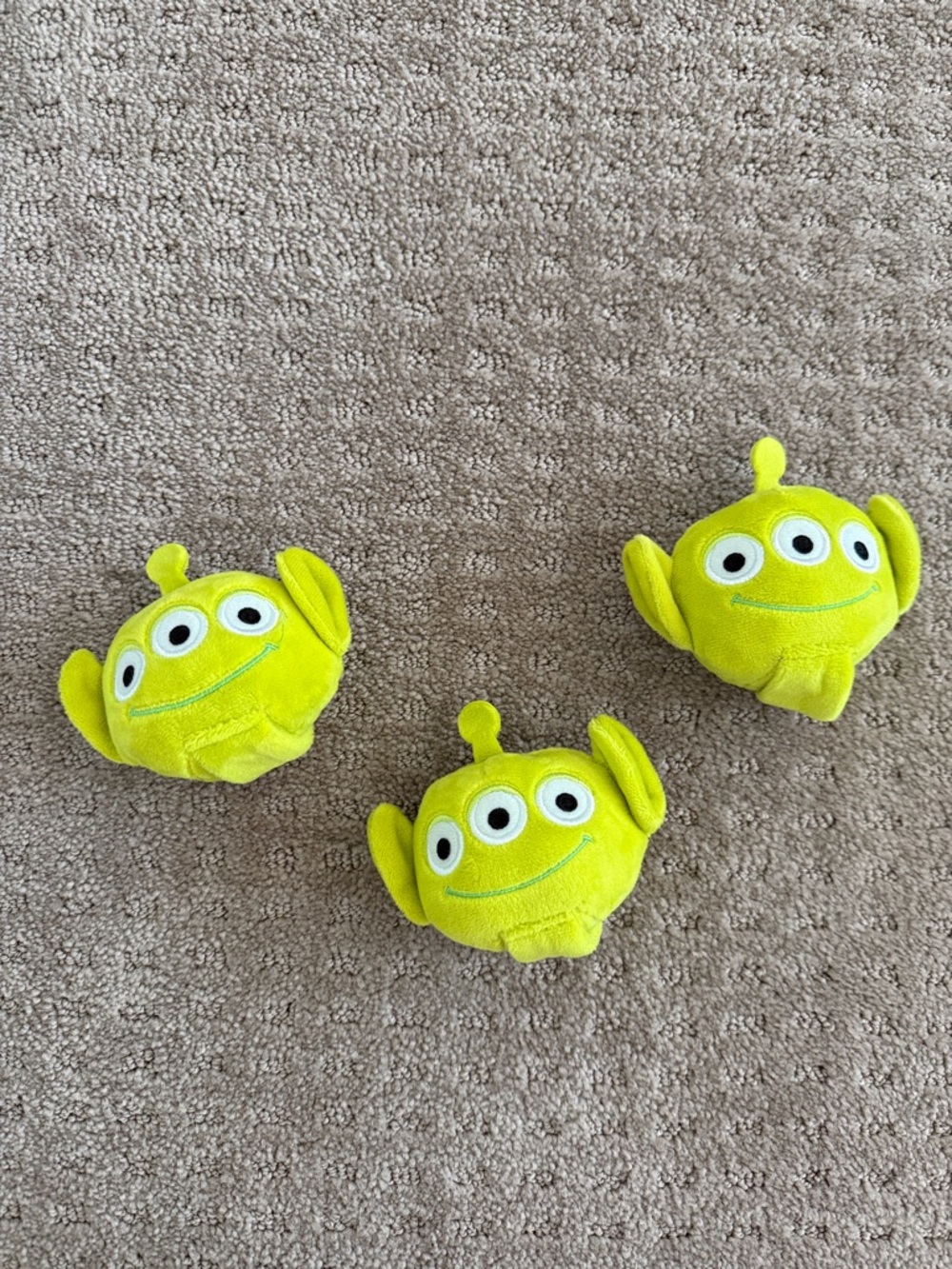 Disneyland Headband attachment  3 Green Alien Plush